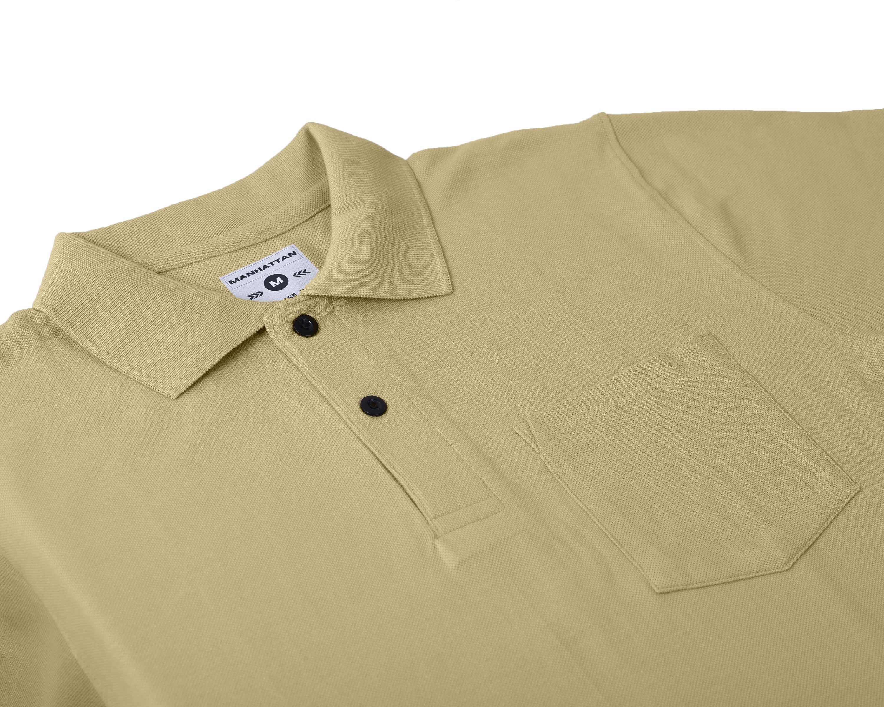 Classic Cotton Polos With Pockets